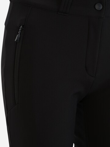 ZIENER Boot cut Workout Pants 'TALPA' in Black