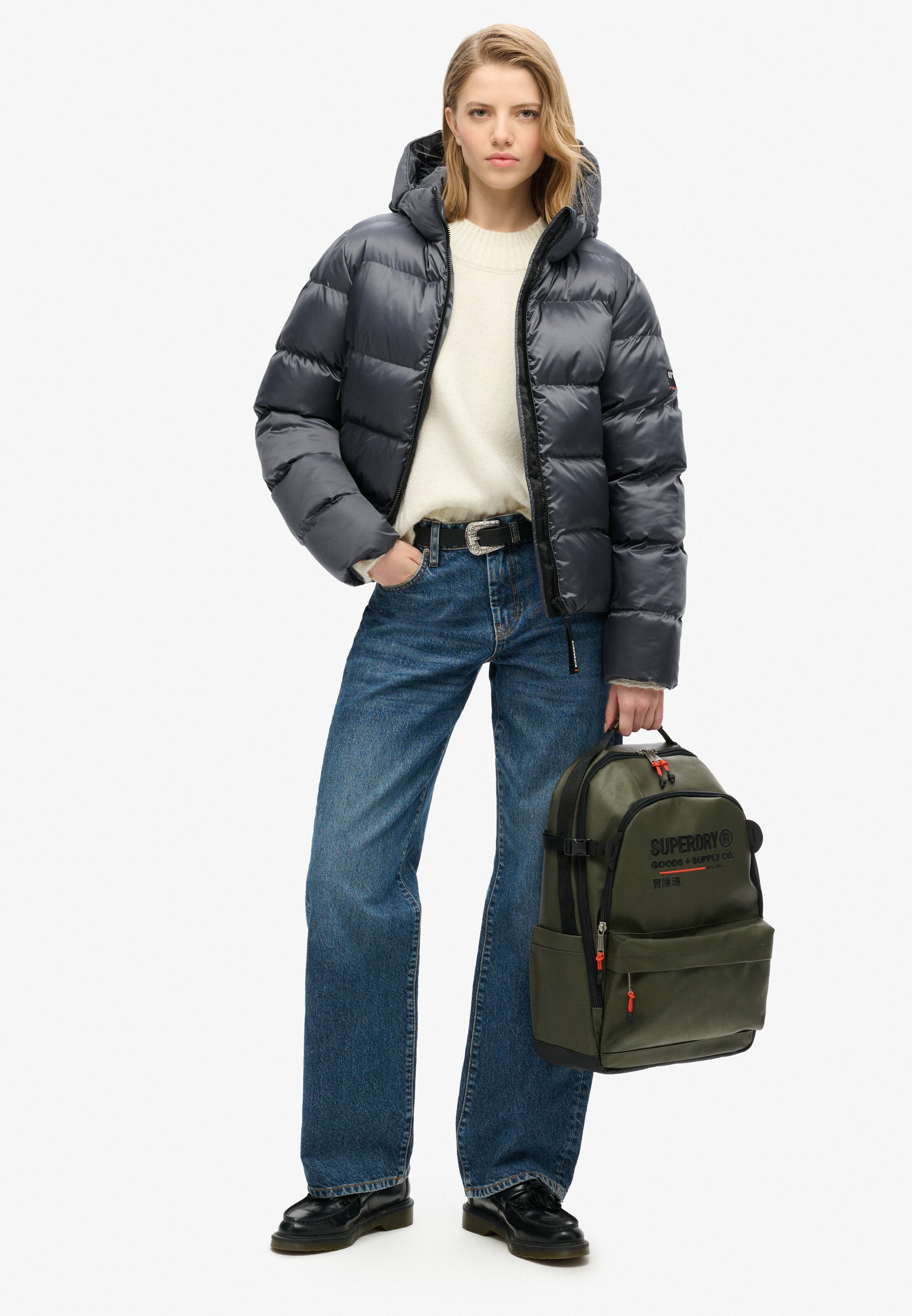 Superdry Backpack 'Tarp Utility' in Green: front