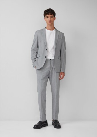 Coupe slim Pantalon à plis s.Oliver BLACK LABEL en gris
