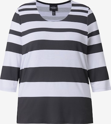 Ulla Popken Shirt in Zwart: voorkant