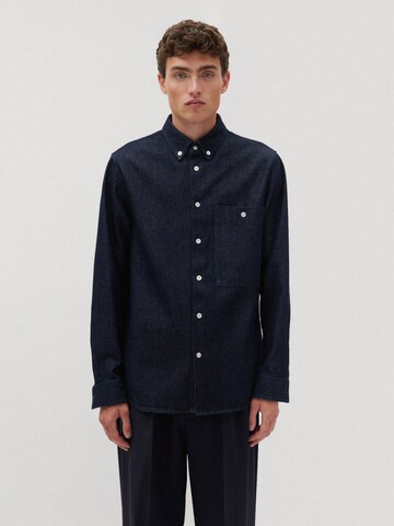 Studio Seidensticker Regular fit Button Up Shirt in Blue: front