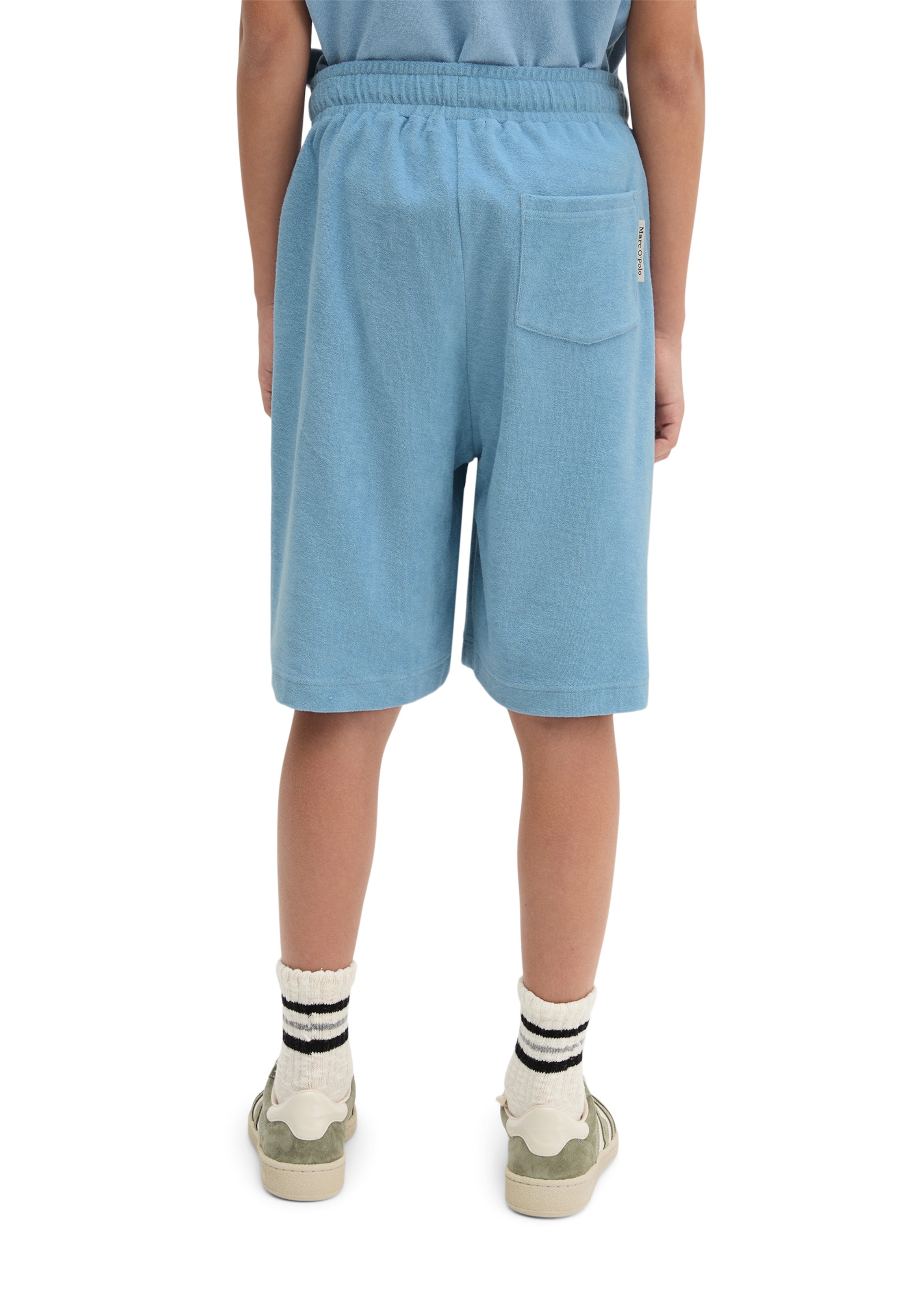Marc O'Polo Loosefit Broek in Blauw