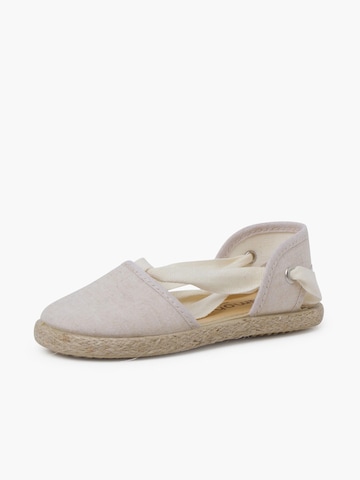 Pisamonas Sandale in Beige: Vorderseite