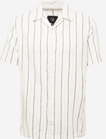 QS Regular fit Button Up Shirt in White: front