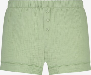 Pantalon de pyjama Hunkemöller en vert : devant