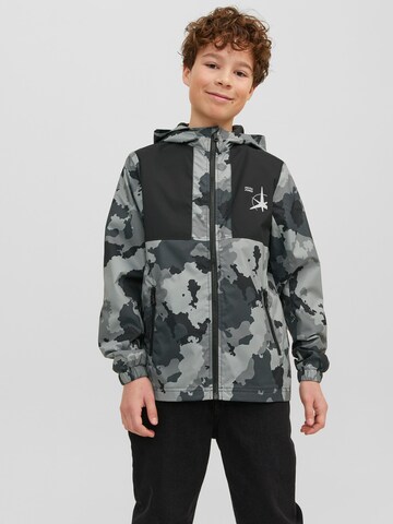 Jack & Jones Junior Tussenjas 'Filo' in Grijs: voorkant