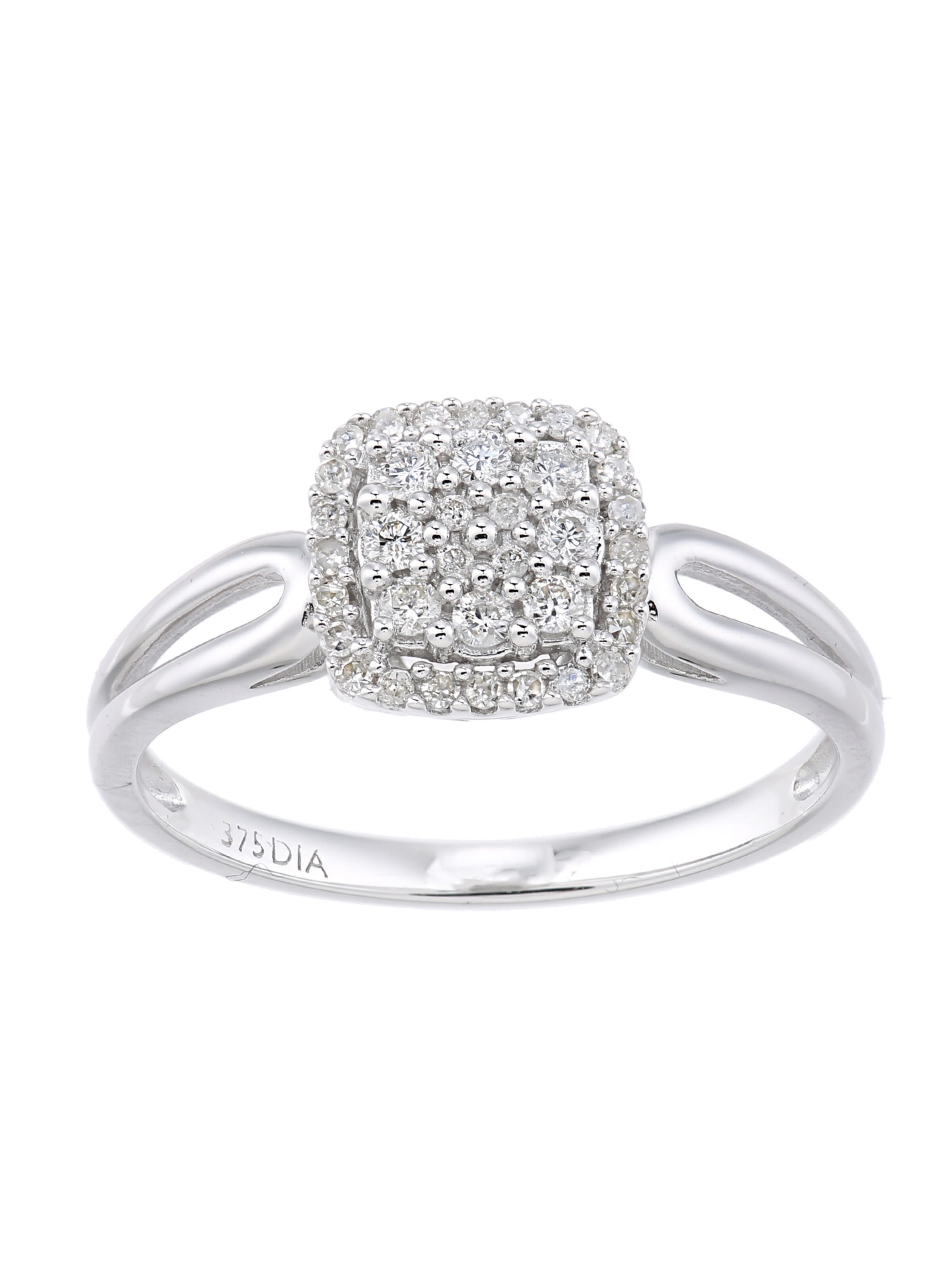 DIAMANT LETERNEL Ring‌‌ in Silber: Vorderseite