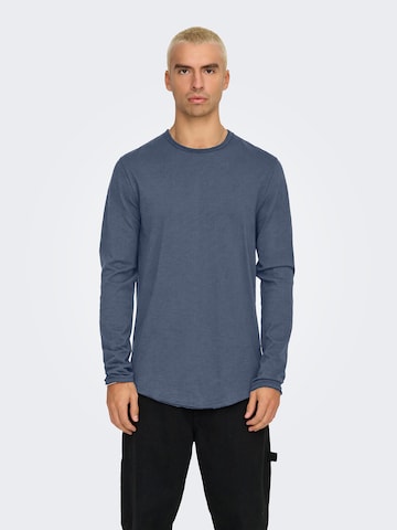 Only & Sons Shirt 'ONSBENNE' in Blue: front