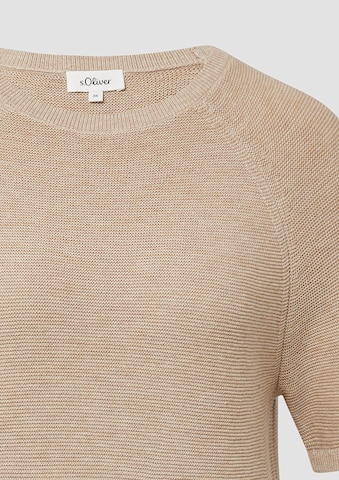 s.Oliver Pullover in Beige