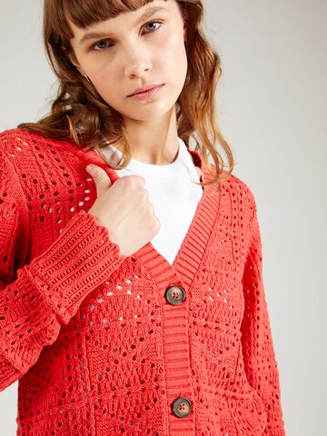 Pepe Jeans Knit Cardigan 'GRACE' in Red