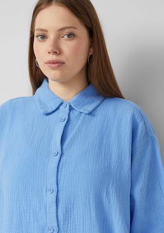 Chemisier QS en bleu
