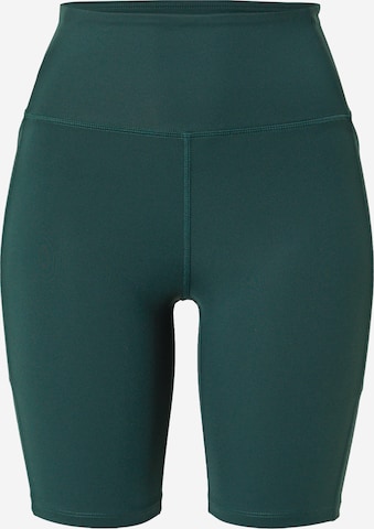 Girlfriend Collective Skinny Workout Pants in Green: front