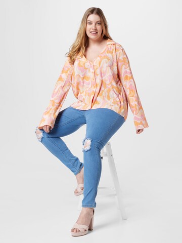 Cotton On Curve Blouse in Orange