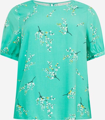 ONLY Carmakoma Blouse 'MEGAN' in Green: front
