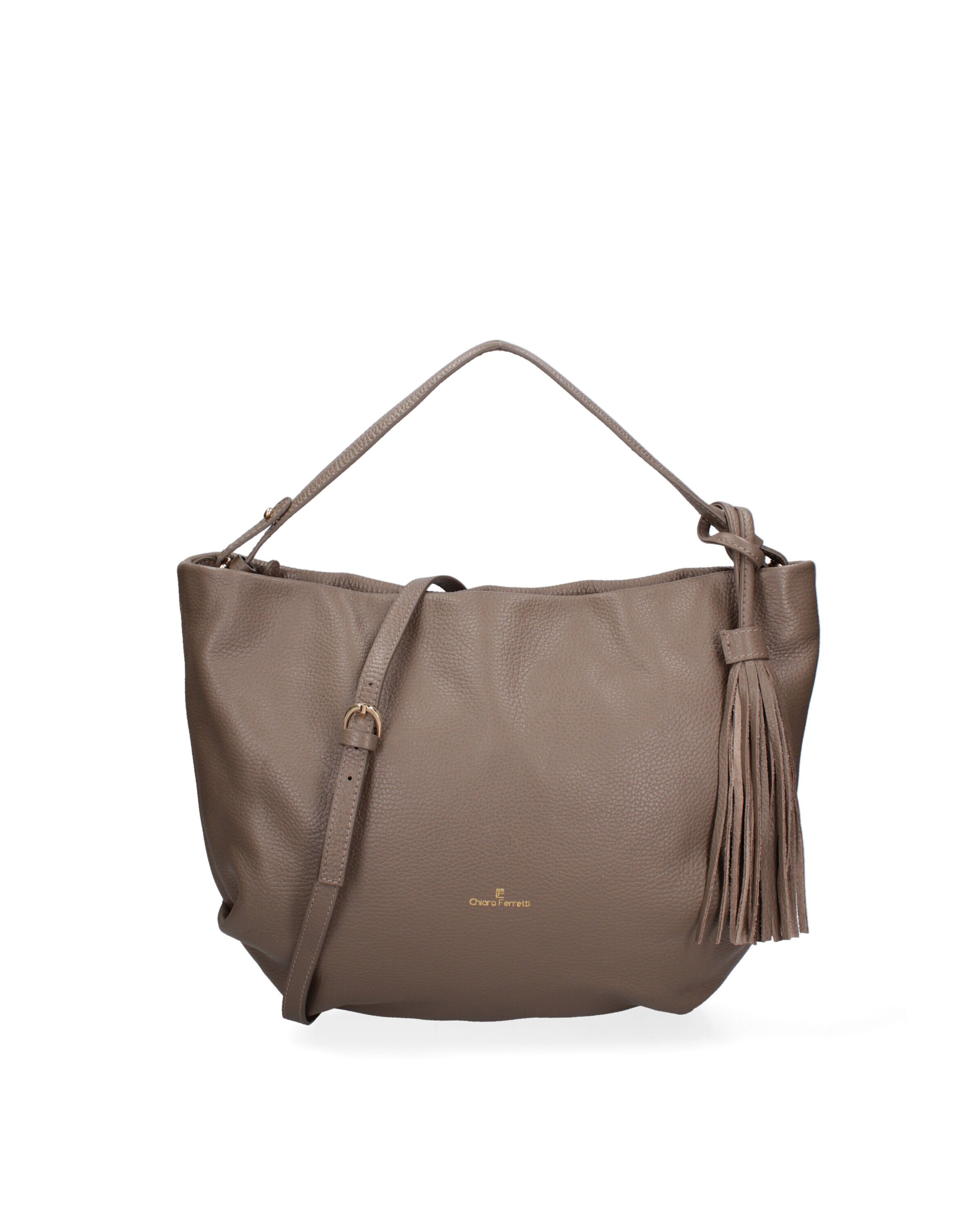 Chiara Ferretti Umhängetasche in Beige: Vorderseite