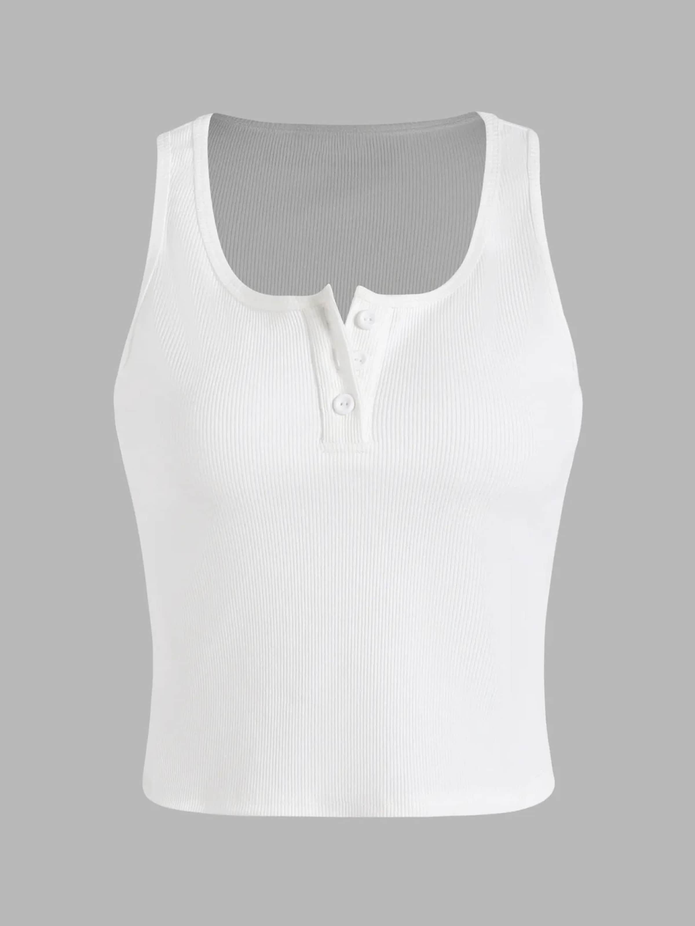 Top di Hiccup in bianco: frontale