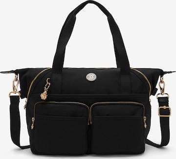 KIPLING - Bolso de mano 'New Art' en negro: frente