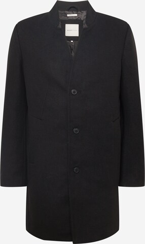 TOM TAILOR DENIM Between-seasons coat in Black: front