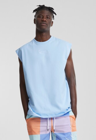 Karl Kani Shirt 'Essential' in Blauw: voorkant