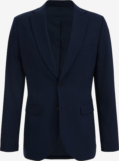 Klasikinis švarkas iš WE Fashion, spalva – tamsiai mėlyna jūros spalva, Prekių apžvalga