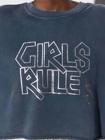 No Matter What Sweatshirt in Grijs