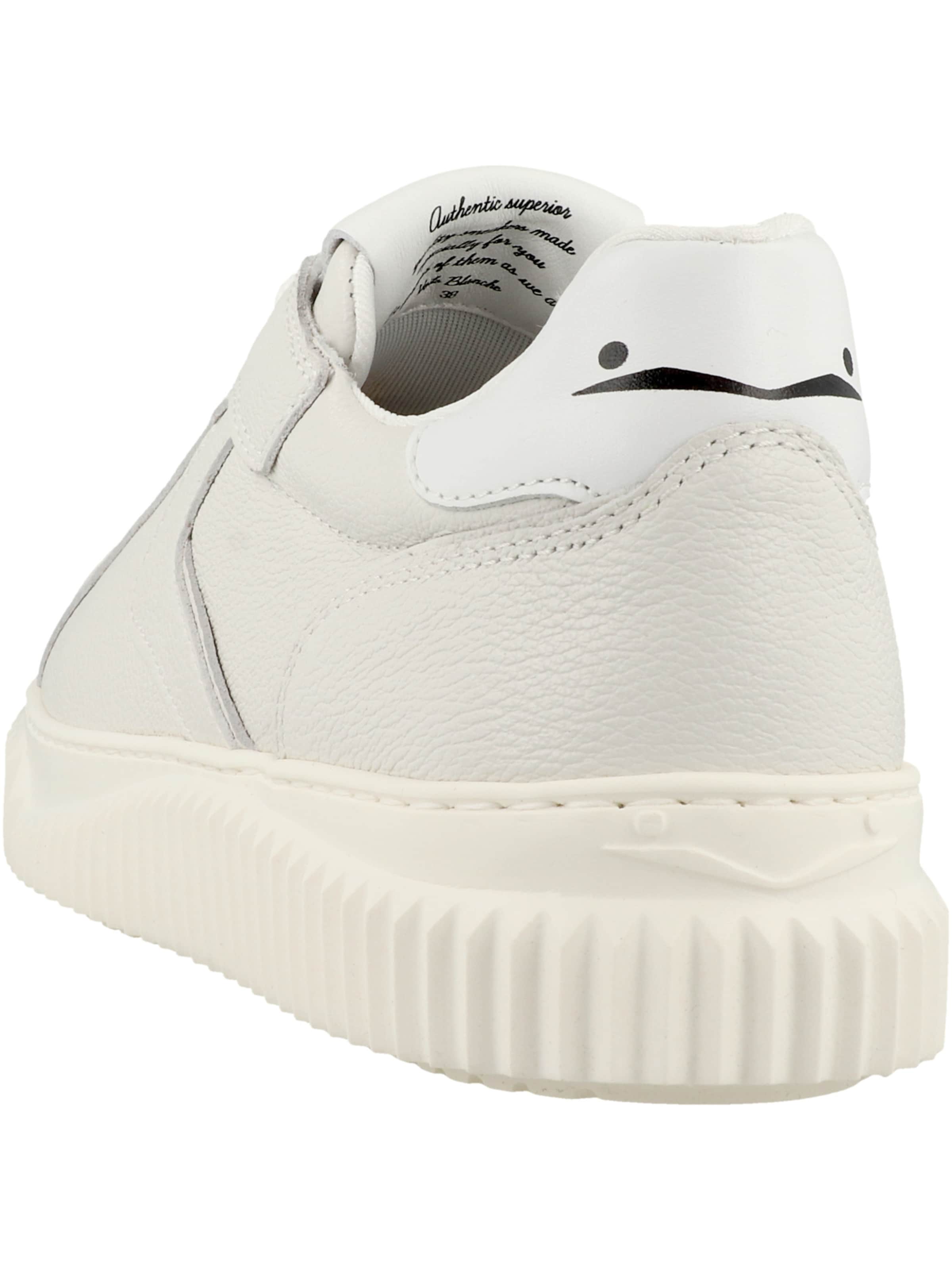 Baskets basses ' LIPARI ' Voile blanche en beige