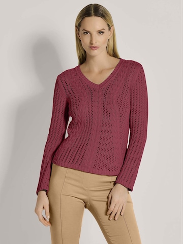 Pull-over MADELEINE en rouge : devant