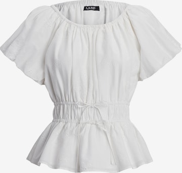 Lauren Ralph Lauren Blouse in White: front