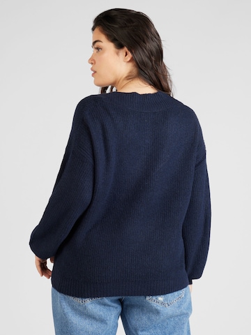 Noisy May Curve Sweater 'BALANCE' in Blue