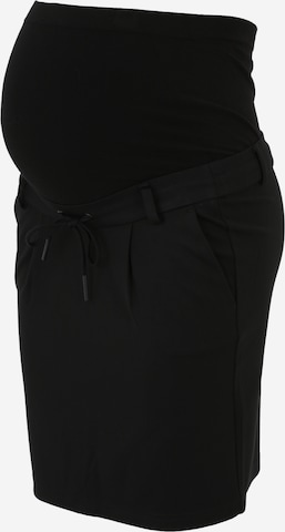 Only Maternity Skirt 'POP TRASH' in Black: front