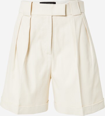 Banana Republic Regular Pleat-Front Pants in Beige: front