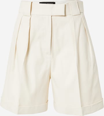 Banana Republic Regular Pleat-Front Pants in Beige: front