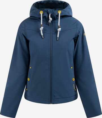 Schmuddelwedda Weatherproof jacket in Blue: front