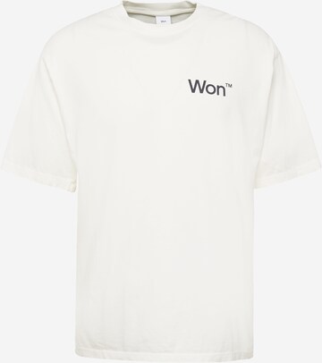 Won Hundred Shirt in White: front