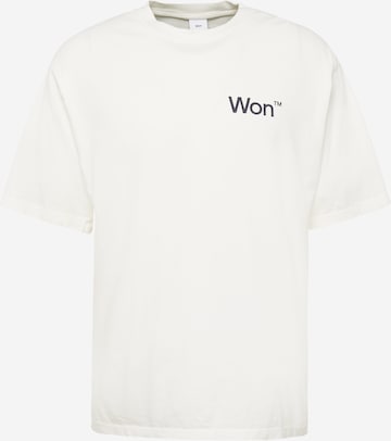 Won Hundred Μπλουζάκι σε λευκό: μπροστά