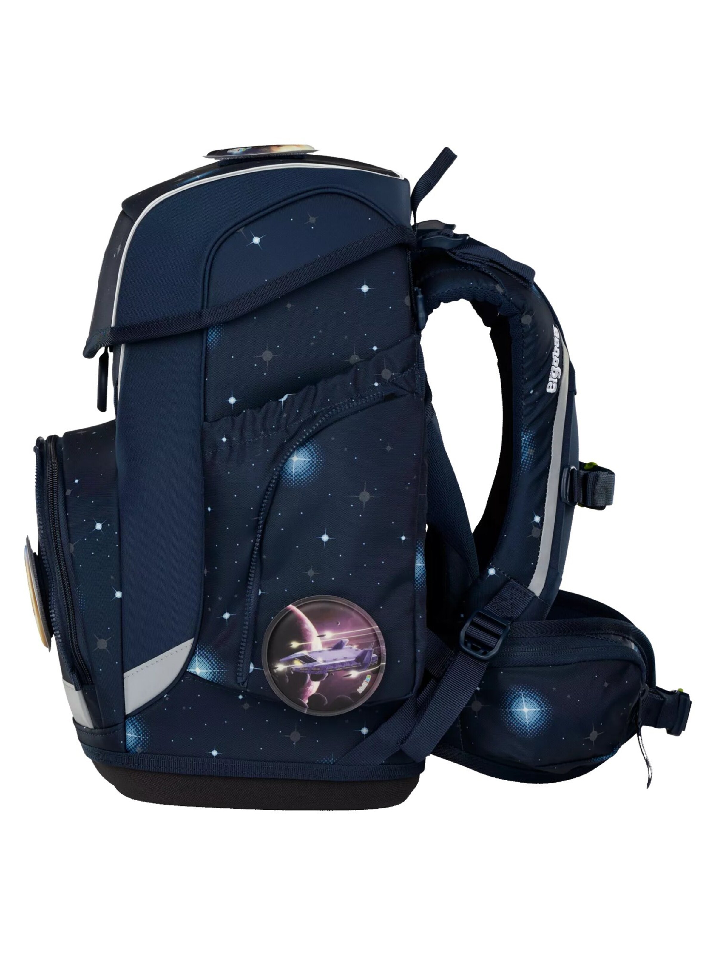 ergobag Rucksack 'Schulranzen-Set cubo Set'‌‌‌‌‌ in Blau