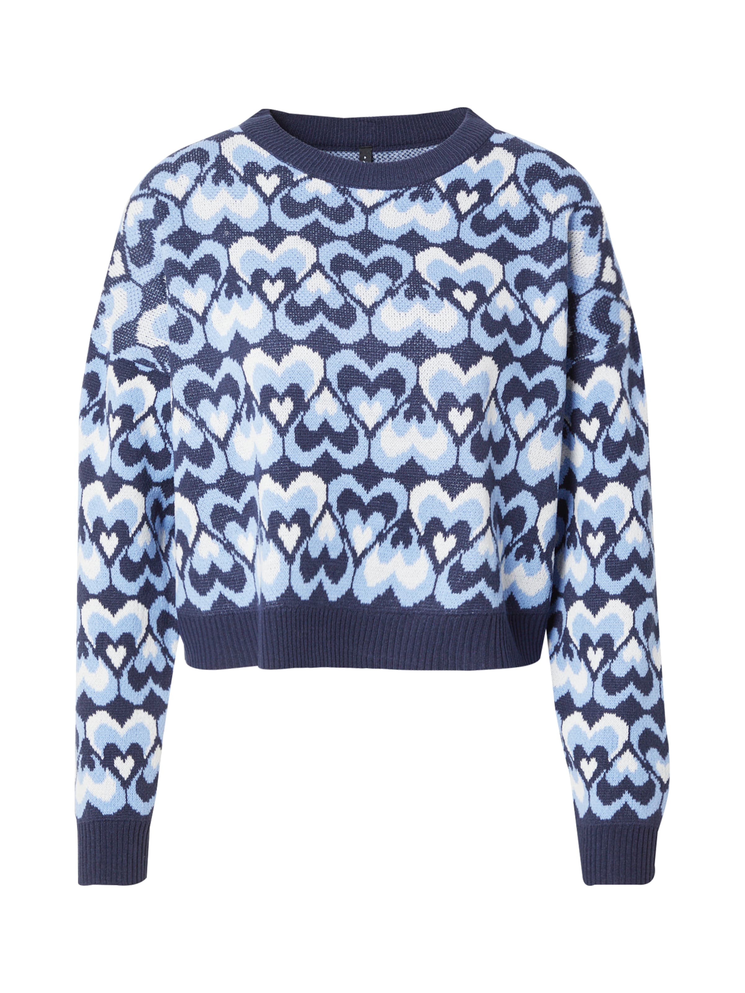 Pull-over 'ONLSANNE' ONLY en bleu : devant