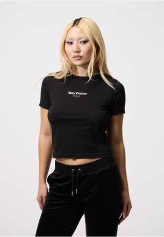 Tricou 'Dach' de la Juicy Couture pe negru: față