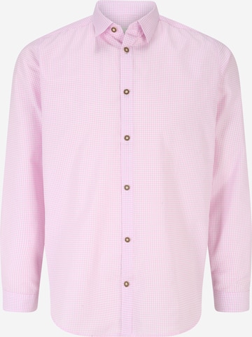 STOCKERPOINT Regular fit Button Up Shirt 'Ralf' in Pink: front