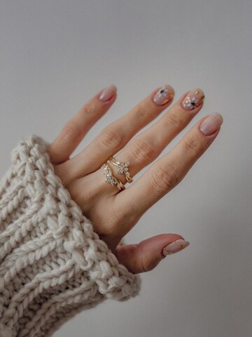 Hey Happiness Ring 'Crown' in Goud