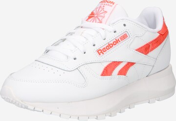 Baskets basses Reebok en blanc : devant