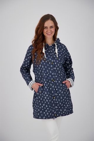 ankerglut Between-Seasons Parka 'Friesennerz ANKERGLUTZAUBER' in Blue: front