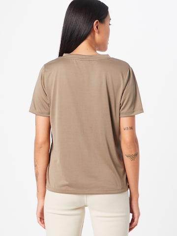 Cream Shirt in Brown