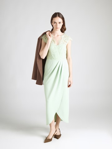 VILA Evening dress 'VICLARA' in Green: front
