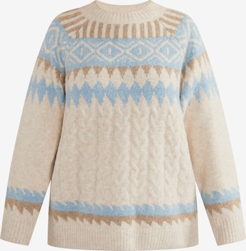 Pull-over 'Lynnea' usha BLUE LABEL en beige : devant