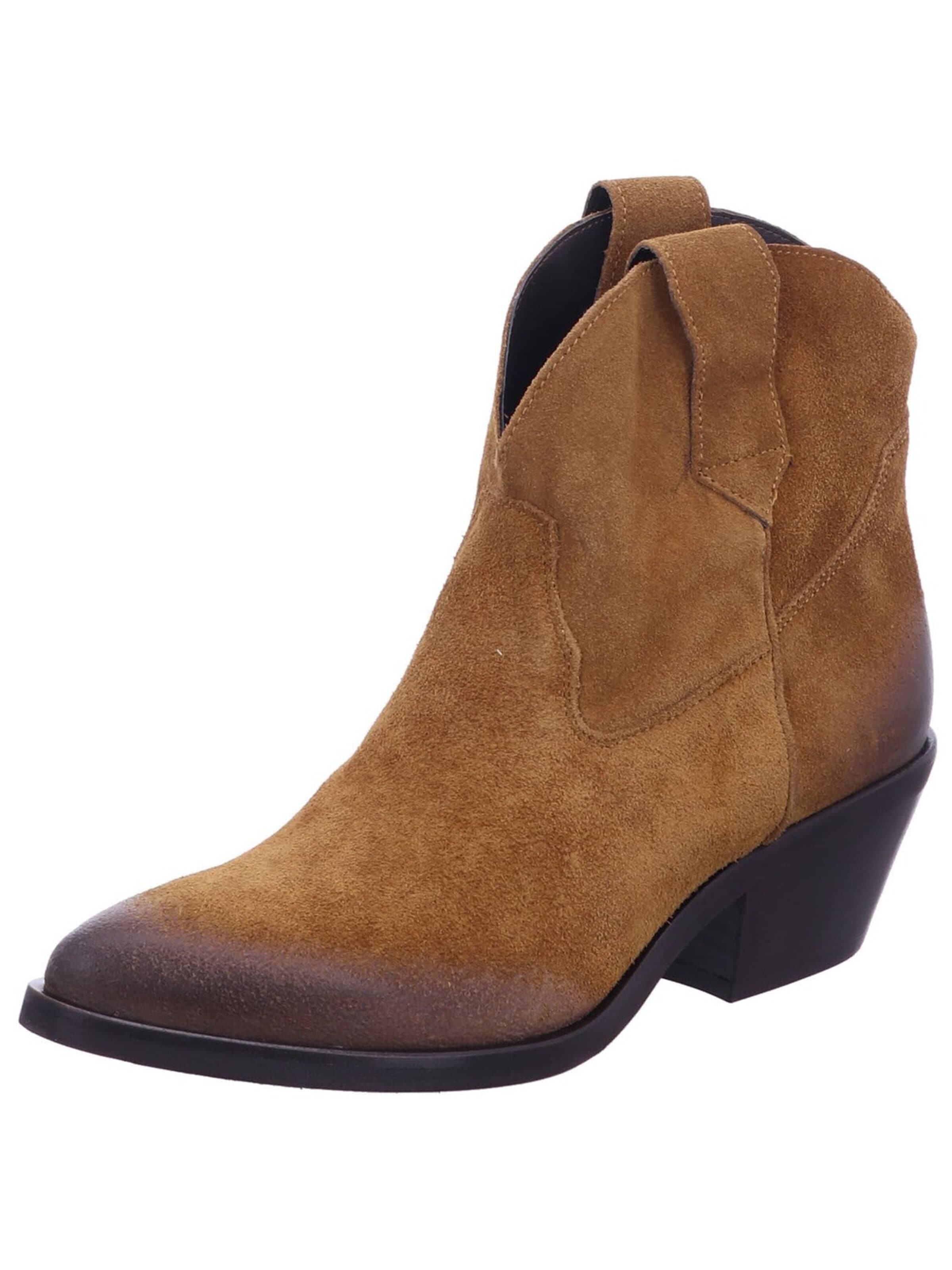 LAZAMANI - Botas 'Stiefel Damen 55.103 801 Echtleder in braun' en marrón: frente