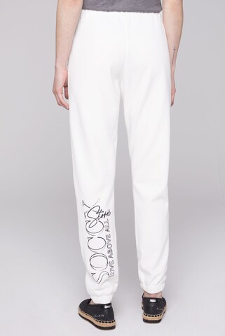 Soccx Regular Pants in White