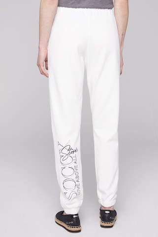 Soccx Regular Pants in White