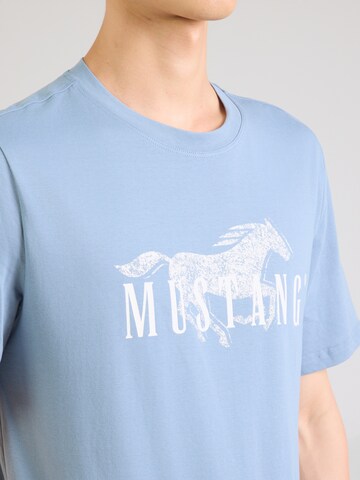 MUSTANG Shirt 'Austin' in Blauw