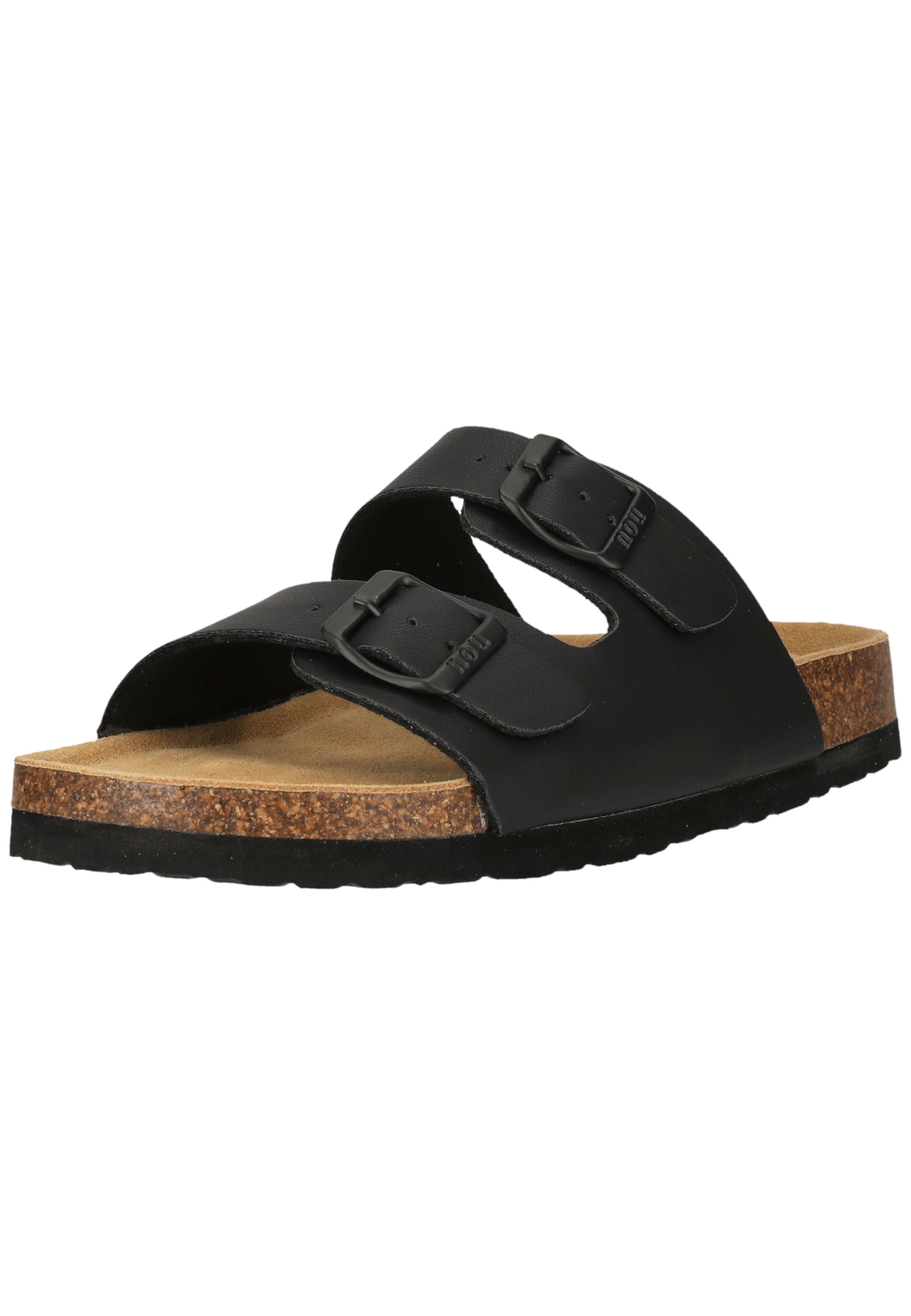 NOU Sandaal 'Whitehill V2' in Zwart: voorkant